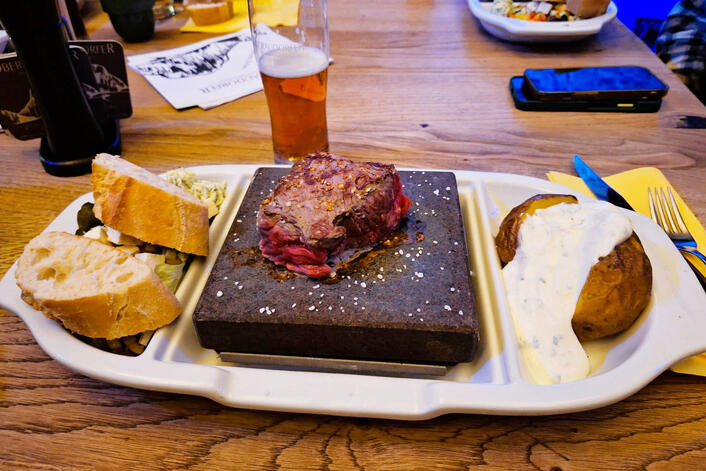 Das ausgesprochen leckere Essen